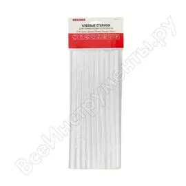 Клеевые стержни (10 шт; 11х270 мм; белые) rexant 09-1277