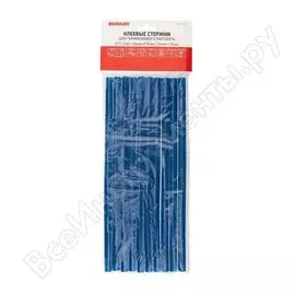 Клеевые стержни (10 шт; 11х270 мм; синие) rexant 09-1272