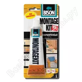 Клей bison montagekit super strength crd 125g 6307220