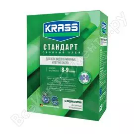 Клей для бумажных обоев krass стандарт 250 г 90002579163