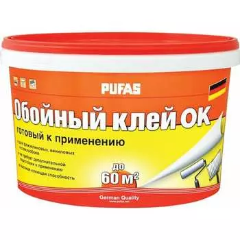 Клей для флизелиновых, виниловых и стеклообоев Pufas тов-084758