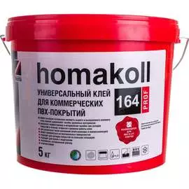 Клей для коммерческого линолеума Homakoll 300-350 г/м2, 5 кг 54675