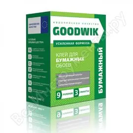 Клей для любых бумажных обоев Goodwik Б 9
