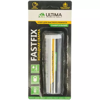 Клей холодная сварка ultima fastfix универсальный быстрого действия 58г ufastf5824