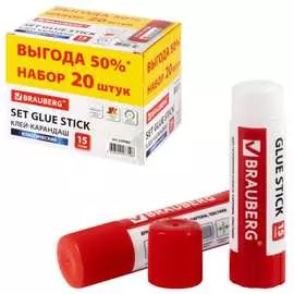Клей-карандаш BRAUBERG 229469