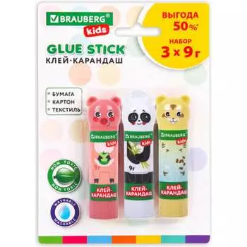 Клей-карандаш BRAUBERG Kids 271141