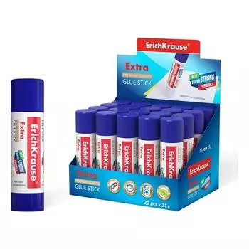 Клей-карандаш ErichKrause Extra, 21г 2368