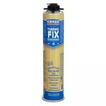 Клей пена для теплоизоляционных работ KRASS professional thermofix ЛА-00002766