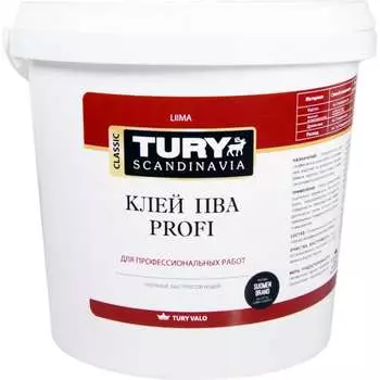 Клей TURY ПВА Профи, 1 кг 20011815