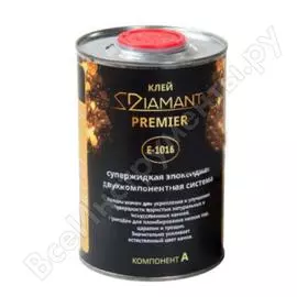 Клей живая краска diamant premier e 1016, 0,75 кг, супержидкая эпоксидная система компонент а 252791