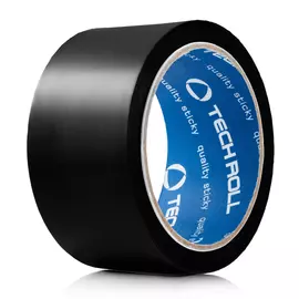 Клейкая лента techroll 48 мм x 40 м x 45 мкм чёрный п/ш_069153288014