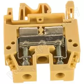 Клемма dkc винт 10мм.кв. бежевая термостойкая zcb440