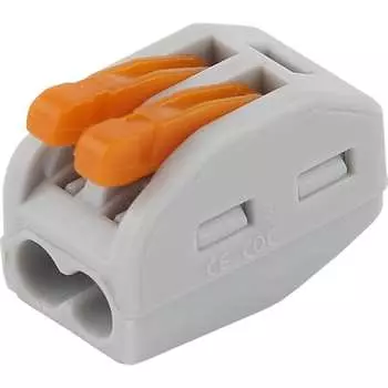 Клемма ЭРА серия 412 с рычагом 2 отверстия 0.082.5мм2 Б0057072