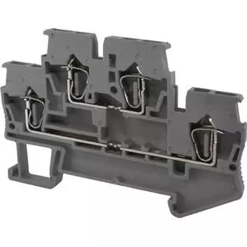 Клеммный безвинтовой двухуровневый зажим TDM SQ0822-0064
