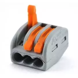 Клеммы квт wago 222-413/996-005, 3х2,5мм2, блистер 5шт 76083