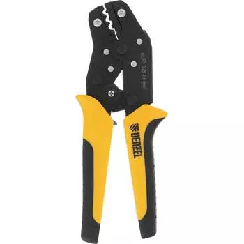 Клещи для обжима неизолированных наконечников НК и НВ, разъемов РП Denzel 17745