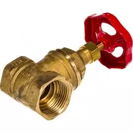 Клиновая муфтовая латунная задвижка ITAP