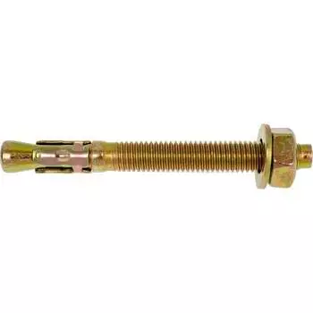 Клиновой желтопассивированный анкер ЗУБР М10x95 мм (40 шт.) 302032-10-095