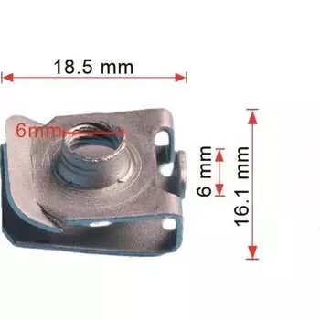 Крепежная клипса форсунки омывателя фары AVERS