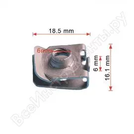 Крепежная клипса форсунки омывателя фары AVERS