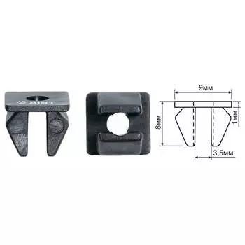 Клипса крепления обшивки AIST 67343001 00-00011340