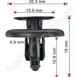 Клипса переднего подкрылка AVERS