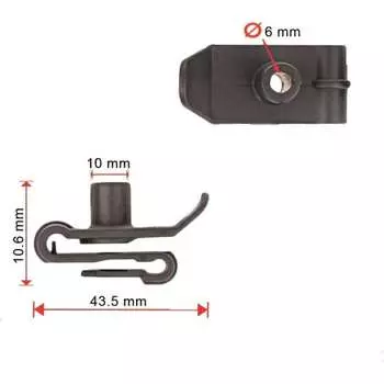 Клипса крепления подкрылка AVERS