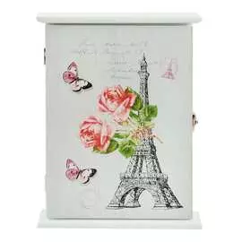 Ключница русские подарки парижская романтика 22x6x30см 38946