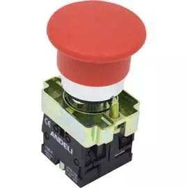 Кнопка ANDELI XB2-BC45 Грибок ADL10-067