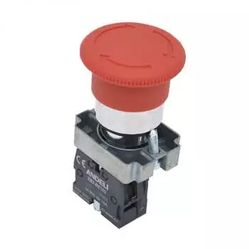Кнопка ANDELI XB2-BS542 Грибок ADL10-043