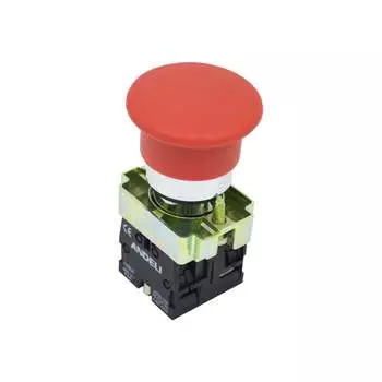 Кнопка ANDELI XB2-BC42 Грибок ADL10-064