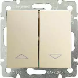 Кнопка для управления рольставнями Legrand