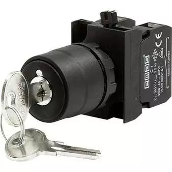 Кнопка с ключом EMAS CP102AA20