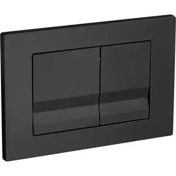 Кнопка слива RGW черный, двойной смыв SWH-05B 68420005-04