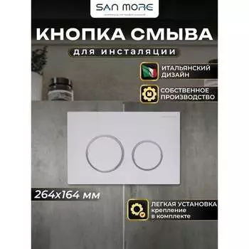 Кнопка смыва San More silvia SMB971903