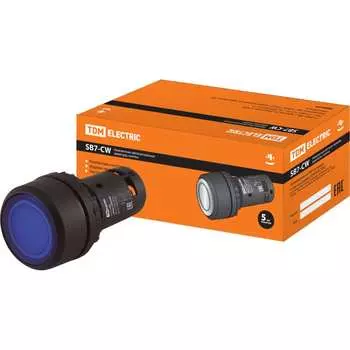Кнопка TDM ELECTRIC SB7-CW3661-220VLED SQ0746-0031