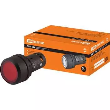 Кнопка TDM ELECTRIC sb7-cw3462-24vled SQ0746-0028