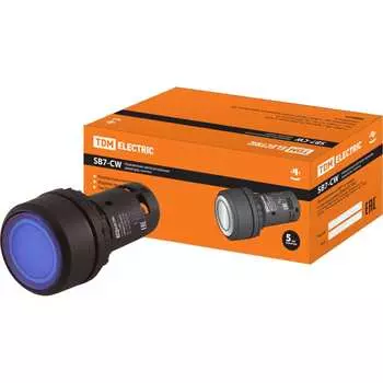 Кнопка TDM ELECTRIC SB7-CW3665-24V LED SQ0746-0040