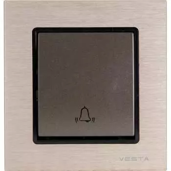 Кнопка звонка Vesta Electric Exclusive Champagne Metallic FVK050308BSH