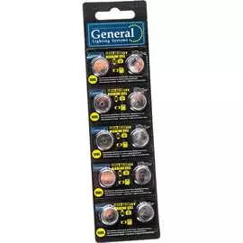 Кнопочная щелочная батарейка General Lighting Systems