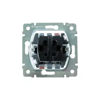 Кнопочный двухклавишный переключатель Legrand