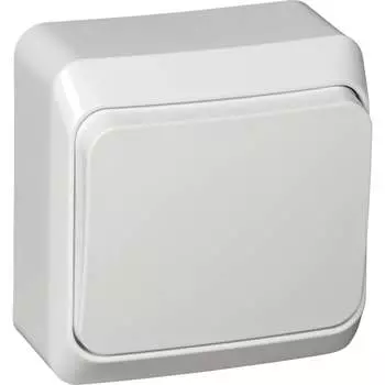 Кнопочный одноклавишный выключатель Systeme Electric Этюд KA10-001B