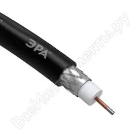 Коаксиальный кабель ЭРА RG6U Б0044601