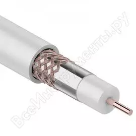 Коаксиальный кабель REXANT RG-6U+Cu 01-2231