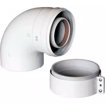 Коаксиальный отвод 90 для всех котлов кроме eco classic / eco nova Baxi