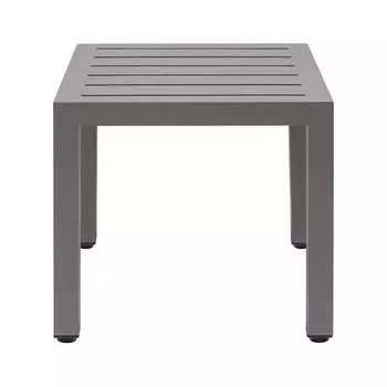 Кофейный уличный стол GreenWeen KORFU каркас алюминий, цвет LAVA, 440x440x400 мм GW-CT-KORFU-LAVA