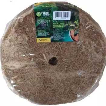 Кокосовый мульчирующий диск FIBRE FAMILY FF/СD-25/5