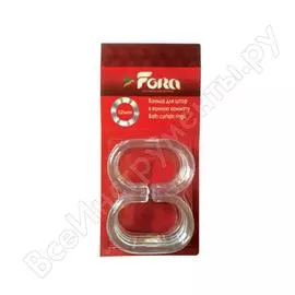 Пластиковые кольца для штор FORA K12