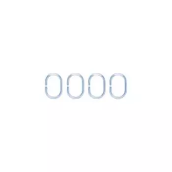 Кольца для шторки в ванную Joy Home 10634