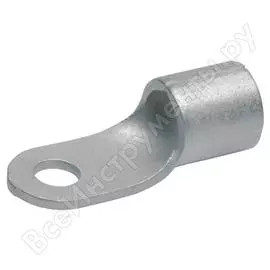 Кольцевой наконечник из листовой меди klauke 4-6 мм2 под винт м6 klk16506